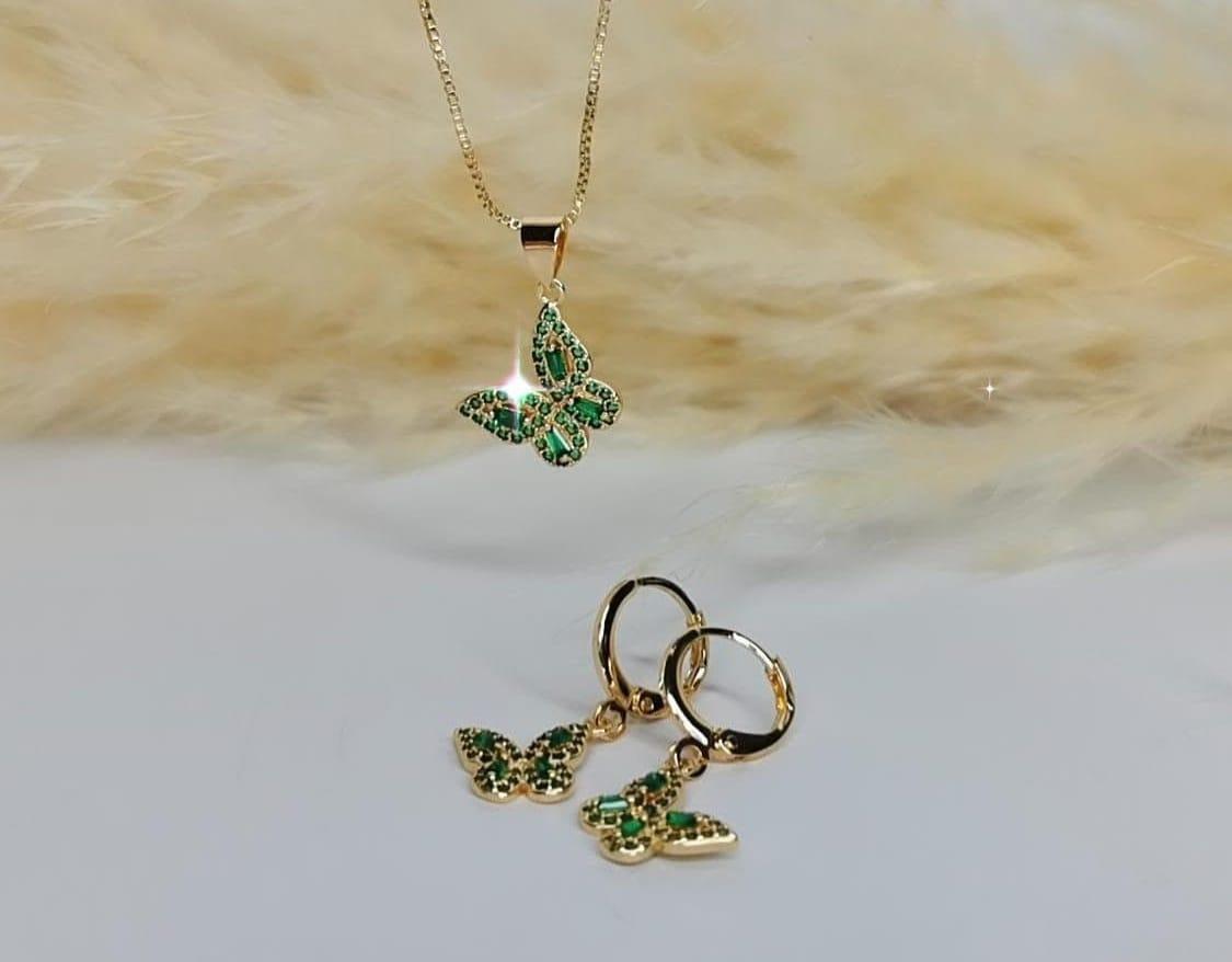 JUEGOS DE CADENAS DE MARIPOSAS VERDES - Mercado Andino