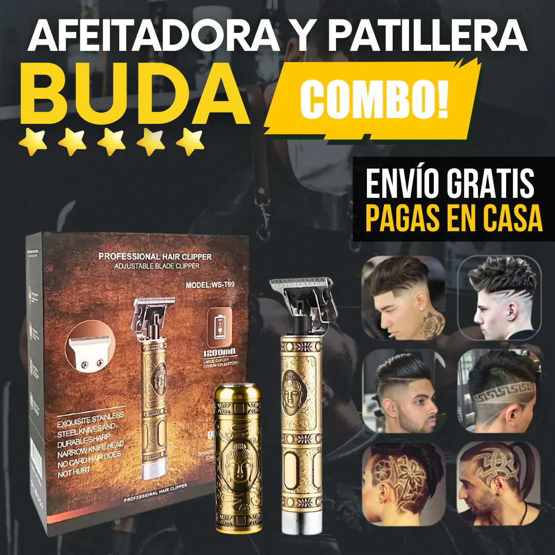 Combo Profesional BUDA Afeitadora y Barbera
