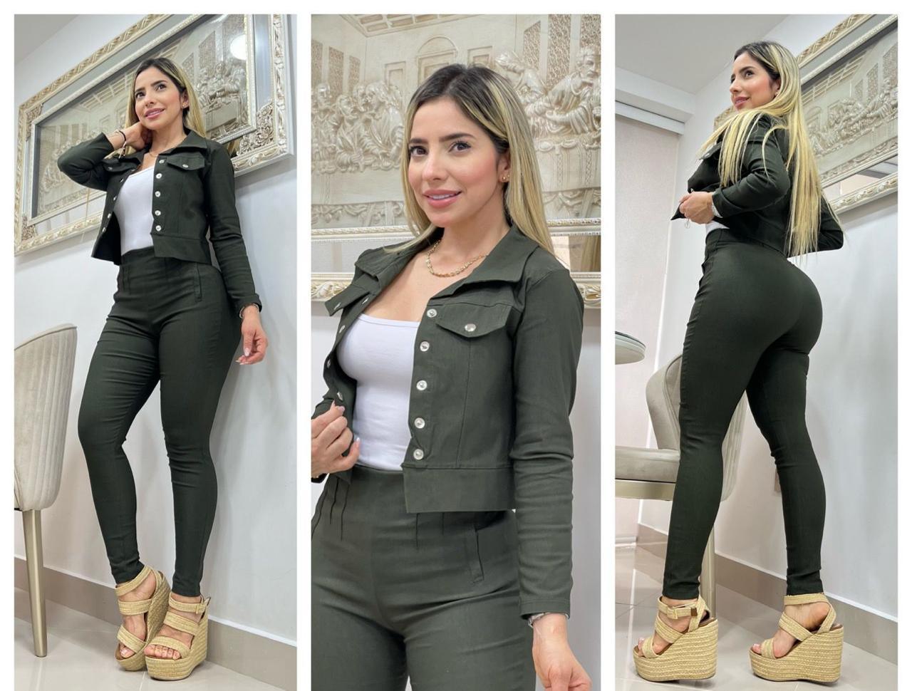 Conjunto formal 3 piezas chaqueta 2091 - Mercado Andino