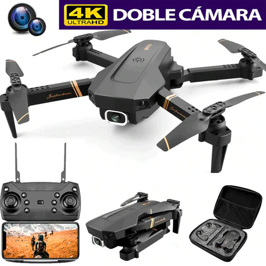 Dron Tecnología E88 FlyDron Vision + 2 BATERIAS + ESTUCHE