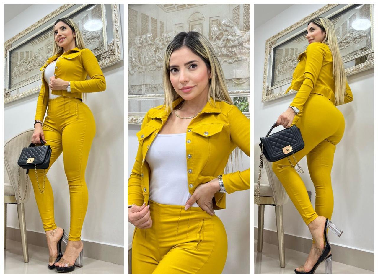 Conjunto formal 3 piezas chaqueta 2091 - Mercado Andino