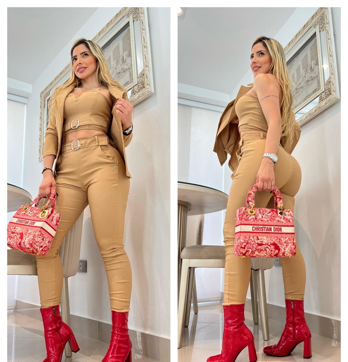 Conjunto de 3 Piezas para Mujer - Elegancia y Versatilidad en Colores Vibrantes - Mercado Andino