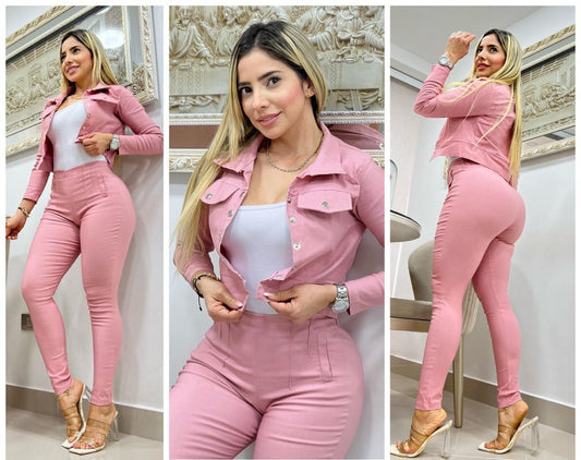 Conjunto formal 3 piezas chaqueta 2091 - Mercado Andino