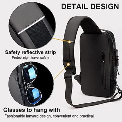 Bolso De Hombro Antirrobo Con Carga Usb - Mercado Andino