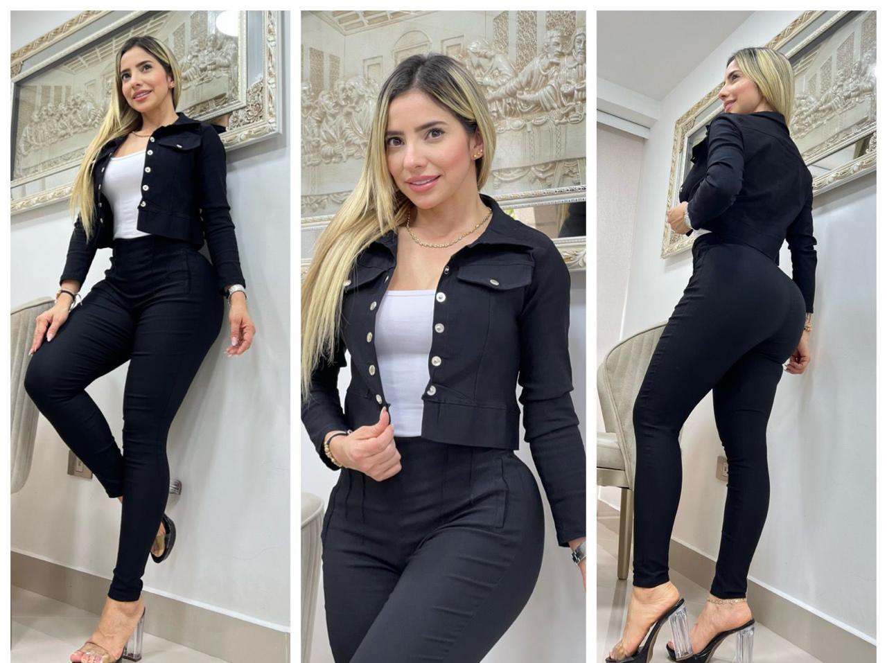 Conjunto formal 3 piezas chaqueta 2091 - Mercado Andino