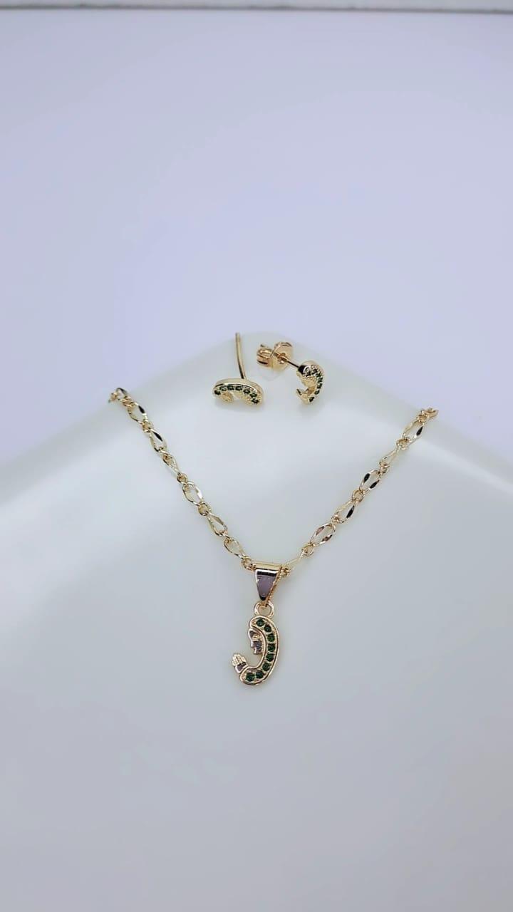 JUEGO DE CADENAS VIRGEN MINI VERDE - Mercado Andino