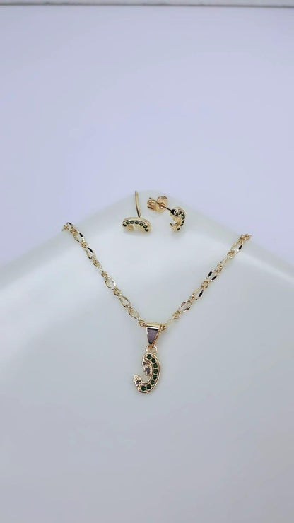 JUEGO DE CADENAS VIRGEN MINI VERDE - Mercado Andino