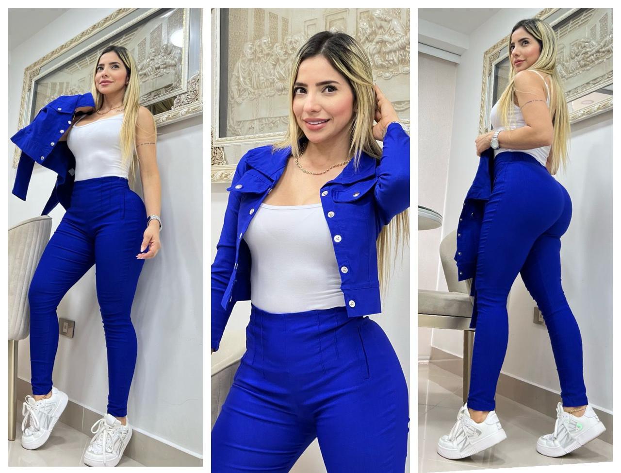 Conjunto formal 3 piezas chaqueta 2091 - Mercado Andino